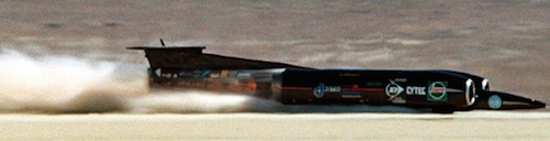 Andy Green sets land speed record in 1997 at Salt Flats in Utah / Headline Surfer