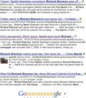 HeadlineSurfer.com among top 10 stories on Seattle player rant / Headline Surfer®