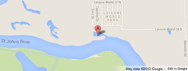 Locator map where decomposing body of woman found in DeBary, FL / Headline Surfer®
