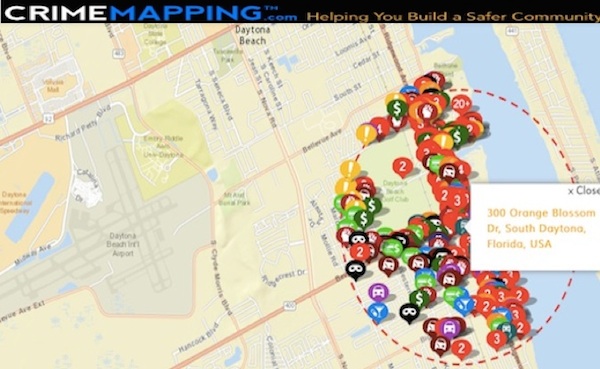 Crime mapping in South Daytona neighborhood where man shot to death / Headline Surfer