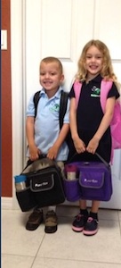 The Catheline children of New Smyrna Beach on the first day of school / Headline Surfer®