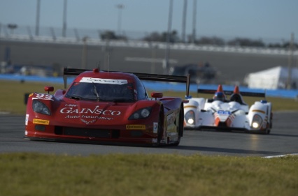 Alex Gurney in the No. 99 DP Corvette was the pole sitter for the Rolezx 24 at Daytona / Head;line Surfer®