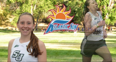 Amanda Spring of Stetson Univ. in DeLand Atlantic Sun Conf. runner week / Headline Surfer