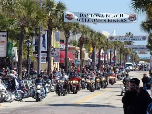 Main Street in Daytona the scene for Bike Week / Headline Surfer®