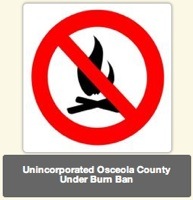 Osceola burn ban for unincorporated areas went into effect Jan. 22 / Headline Surfer®