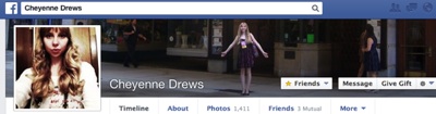 Cheyenne Drews on Facebook / Headline Surfer