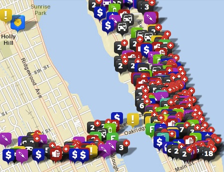 Crime mapping in Daytona Beach / Headline Surfer®