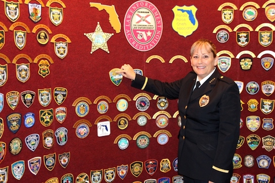 New Smyrna Beach Interim Police Chief Donna Lavallee please her agency is accredited / Headline Surfer®