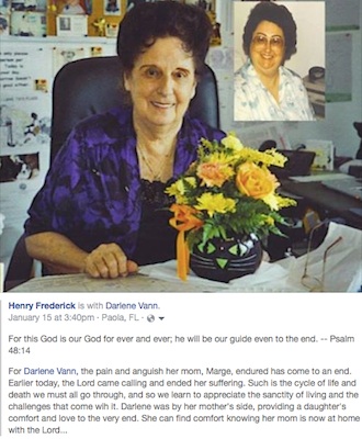 Darlene Vann says goodbye to her mom, 92 / Headline Surfer