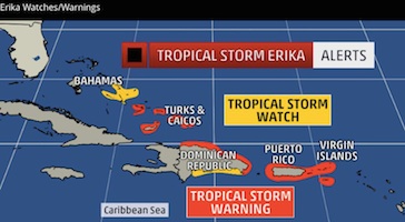 Ericka locator over Carribran / Headline Surfer®