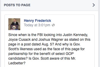 Internet newspaper challenges Volusia County GOP on Gov. Scott face on its Facebook page / Headline Surfer®