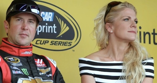 NASCAR driver Kurt Busch & ex-girlfriend Patricia Driscoll / Headline Surfer®