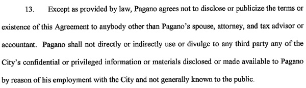 Contract signed secretly with Police Chief Ron Pagano / Headline Surfer