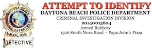 Papa Johns on South Nova Road, Daytona, robbed / Headline Surfer®