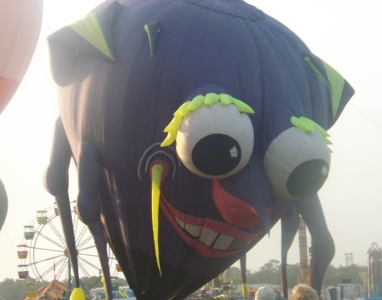 Big balloons at the New Smyrna Beach Balloon & Sky Fest