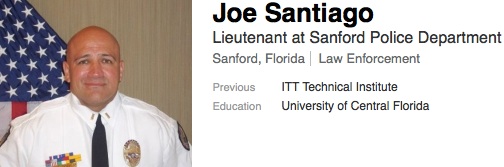Sanford PD Lt. Joseph Santiago arrested on felony battery charge / Headline Surfer®