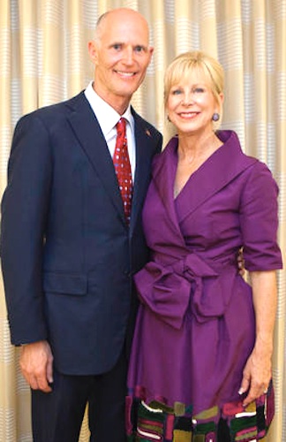 Florida Gov. Rick Scott & wife, Ann, on blessings of Easter & Passovr / Headline Surfer®