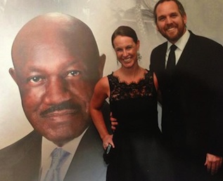 County Councilman Joshua Wagner is shown with wife, Jennifer, at Bethune-Cookman University event / Headline Surfer®