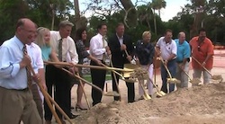 Groundbreaking for NSB Hampton Inn
