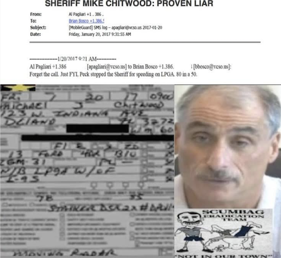 Sheriff Mike Chitwood lied about speeding / Headline Surfer