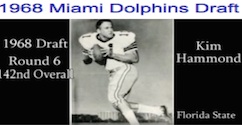 Kim Hammond, drafted by Miami Dolphins in 1968 / Headline Surfer