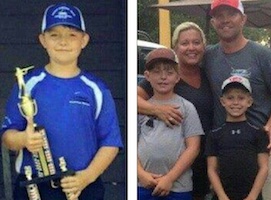 Lightning strike victim Bowen Tyree and family / Headline Surfer®