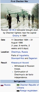 First Chechen War / Headline Surfer