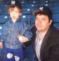 Henry Frederick and his son, Henry IV, then 2 at a NY Yankees game. The son is now 23 / Headline Surfer