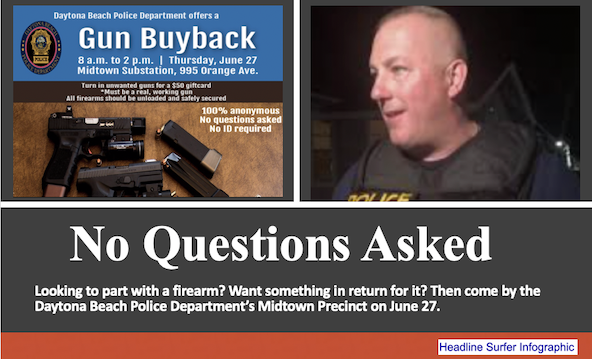 DBPD Gun buyback / Headline Surfer Infographic