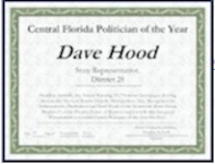 David Hood / HeadlineSurfer.com 2014 Central Fla Politician of the Year / Headline Surfer