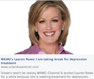 Lauren Rowe leaves WKMG anchor desk to fight depression / Headline Surfer®