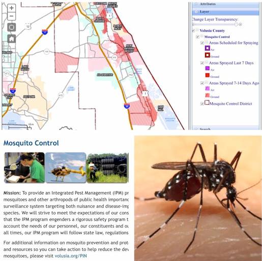 Volusia County mosquito spraying of Mosquito Lagoon in Oak Hill, FL / Headline Surfer