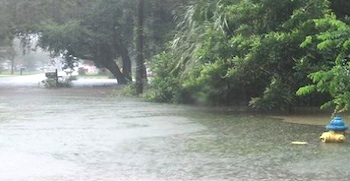 NSB flooding from the recent heavy rainfall / Headline Surfer®
