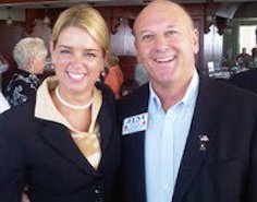 Daytona-area political consultant Jim Oddie with Fla. Attorney General Pam Bondi / Headline Surfer®