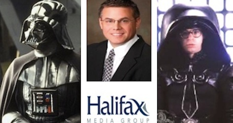 Michael Redding, CEO of Halifax Media Group is Darth Vader & Dark Helmet / Headline Surfer®