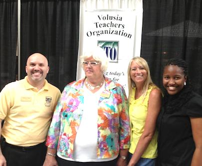 Andrew Spar and others with Volusia Teachers Organization / Headline Surfer®