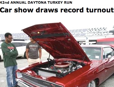 Daytona Beach News-Journal claims record crod for car show without numbers / Headline Surfer®