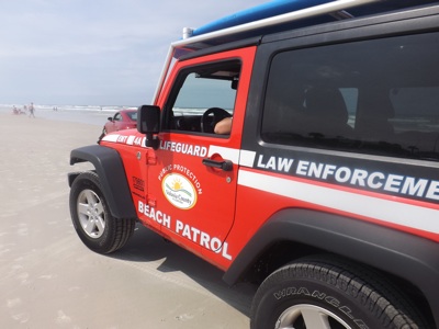 New Beach Patrol Jeep in NSB / Headline Surfer