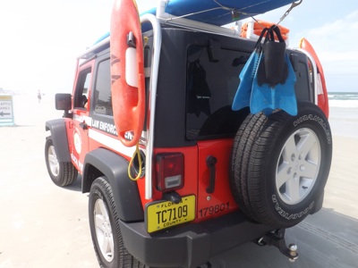 New Beach Patrol Jeep in NSB / Headline Surfer