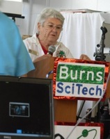 Oak Hill Vice Mayor Linda Hyatt reads proclamation for Burns SciTech / Headline Surfer