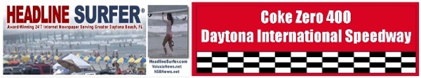 Coke Zero 400 at Daytona International Speedway / Headline Surfer