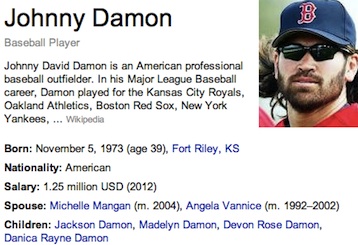 Johnny Damon - Wikipedia