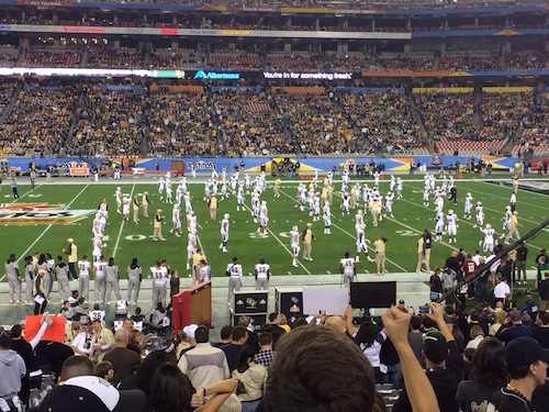 UCF Knights take the field at the Fiesta Bowl / Headline Surfer®