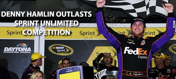 Denny Hamlin wins crash-marred Sprint Unlimited at Daytona International Speedway / Headline Surfer®