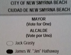 Jim Hathaway endorsed by internet newspaper for New Smyrna Beach mayor / Headline Surfer®