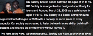 KC Society teen organization / Headline Surfer