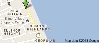 Lacator map on drowning victim in Ormond Beach / Headline Surfer