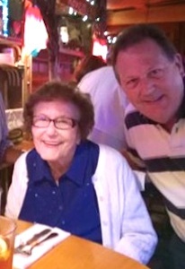 New Smyrna Beach mayoral hopeful Jim Hathaway with his 97-year-old mom / Headline Surfer®