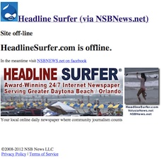 Offline alert / Headline Surfer