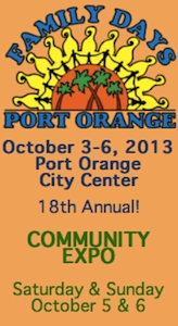 Port Orange Family Days banner / Headline Surfer
